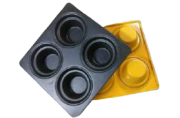 Z51 CMT4 NS Non-Stick Alu Steel Crown Muffin Tray 1