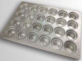 Z51 CC CM MT24 Alu. Steel Crown Muffin Tray